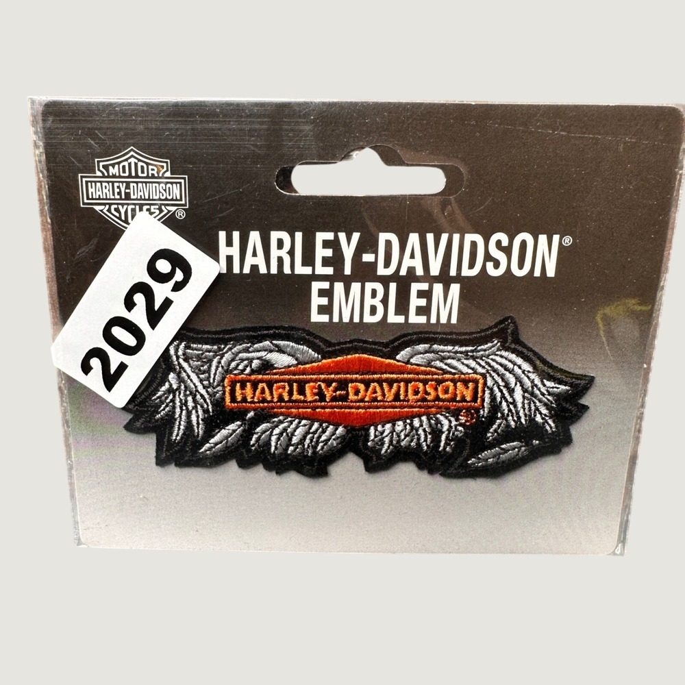 NEW 2006 Harley-Davidson 4" Embroidered Winged Bar & Shield Sew-On Patch Emblem